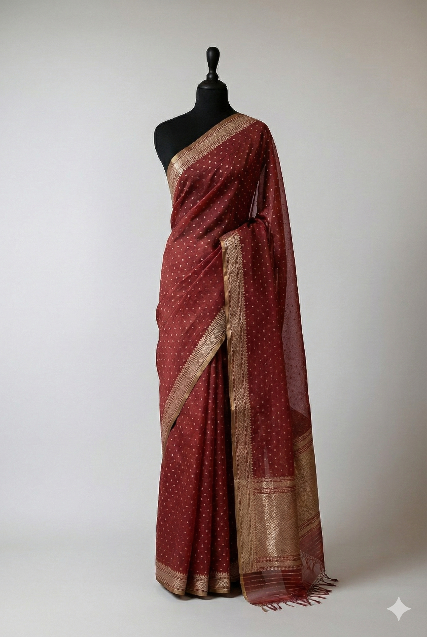 Kachnar Organza Silk Sari