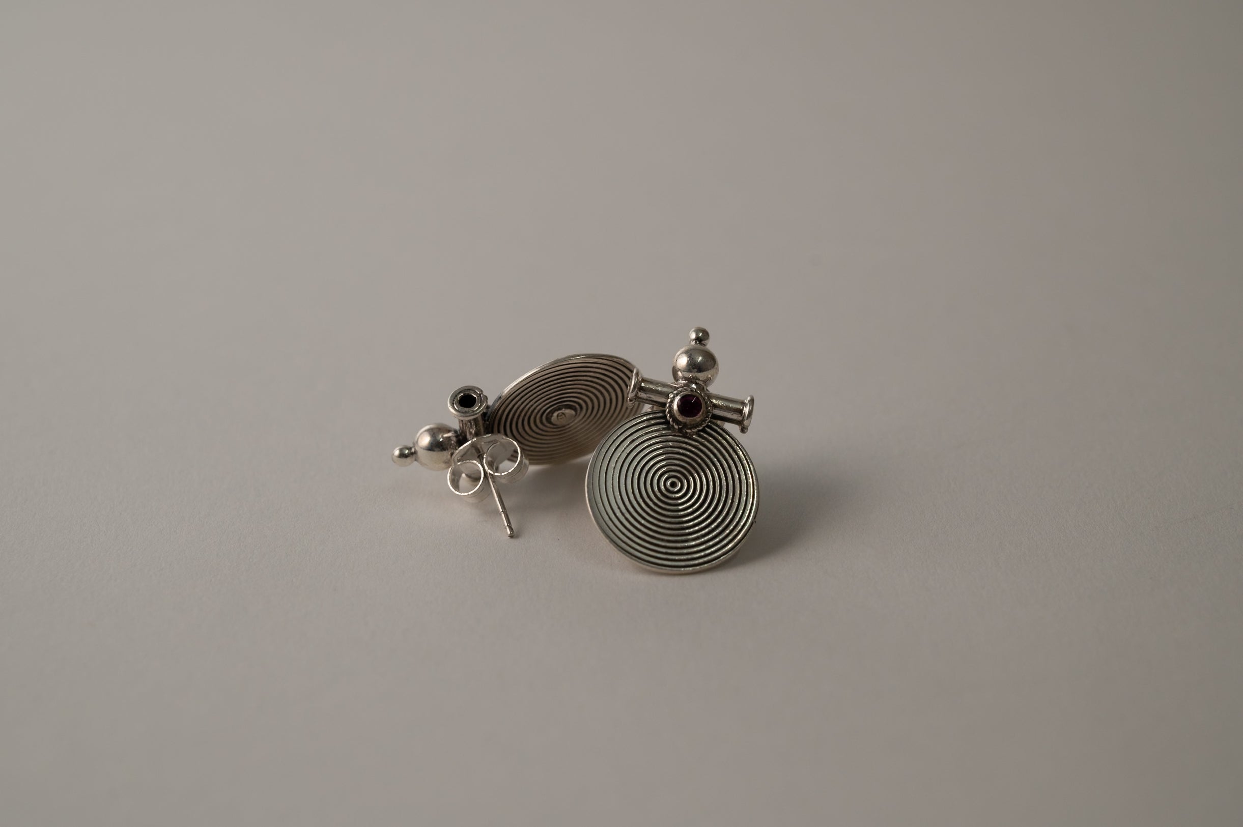 Kundal Silver Earrings