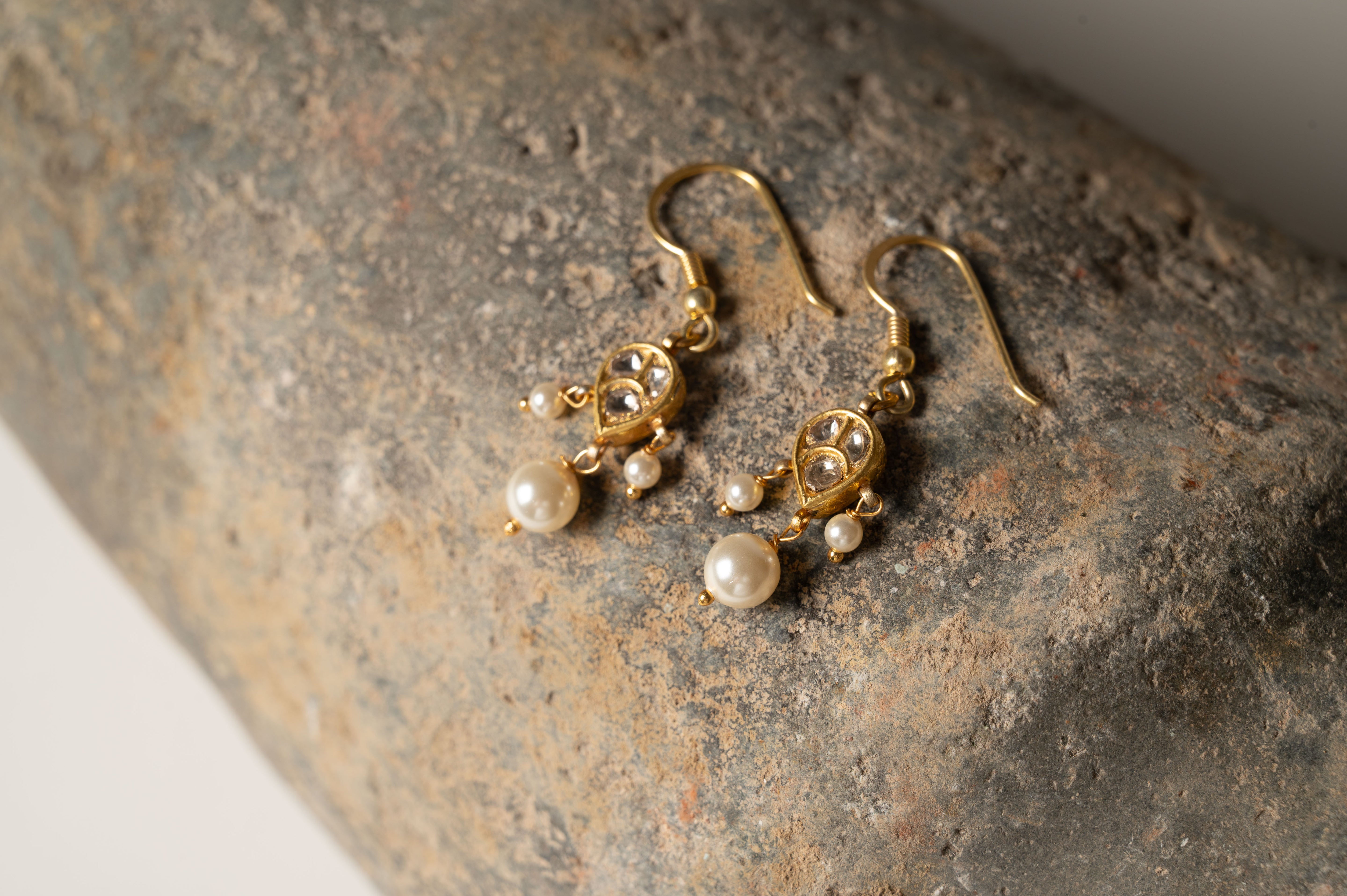 Noor Diamond Polki Drops