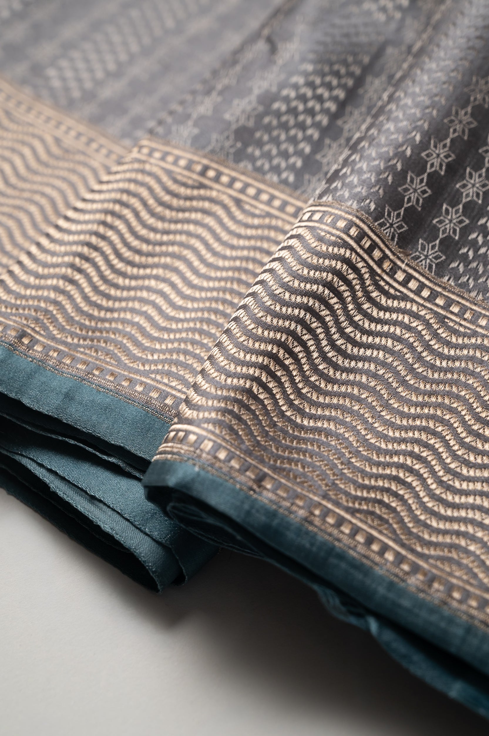 Megha Iktaara Katan Silk Sari