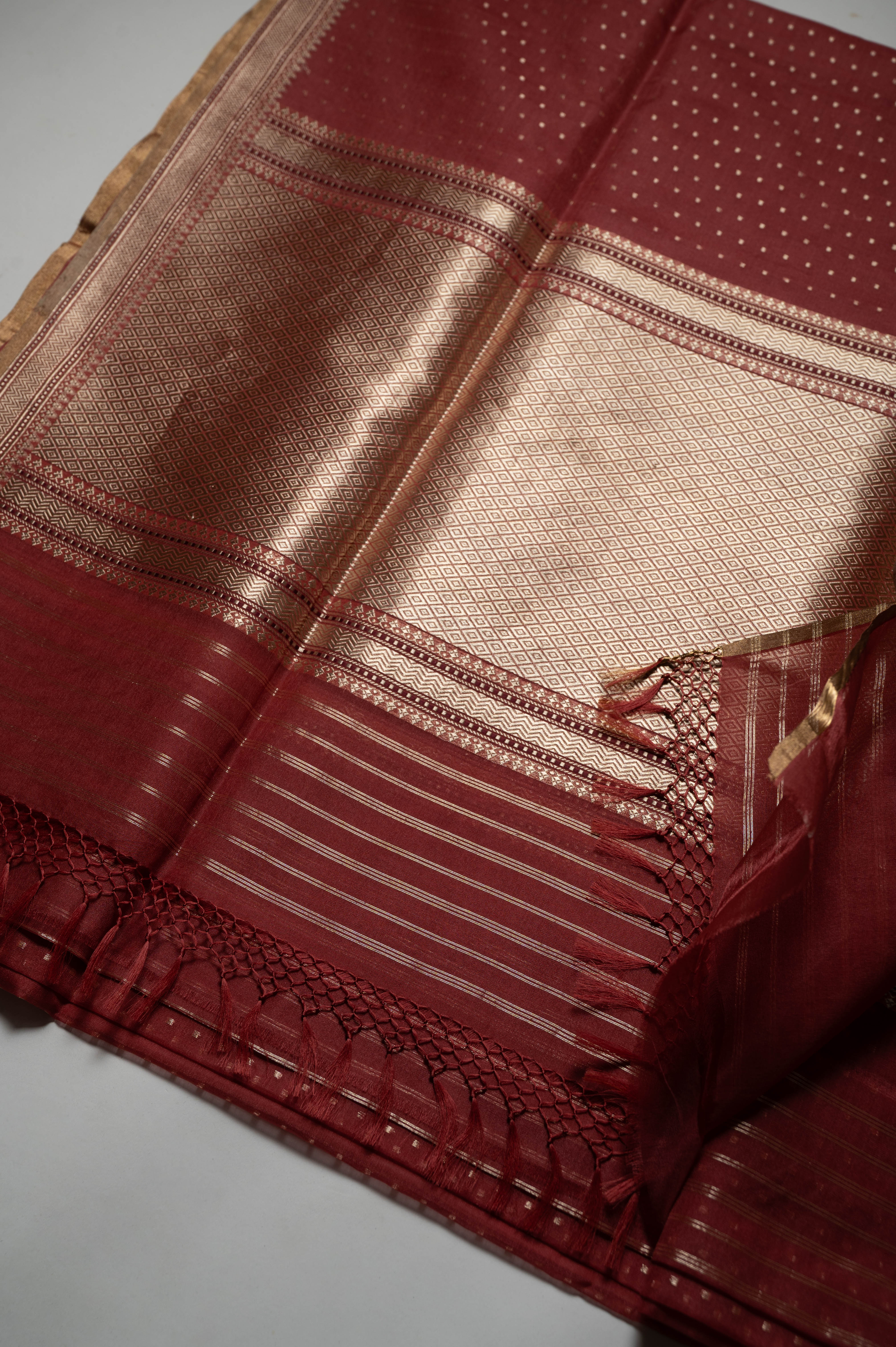 Kachnar Organza Silk Sari
