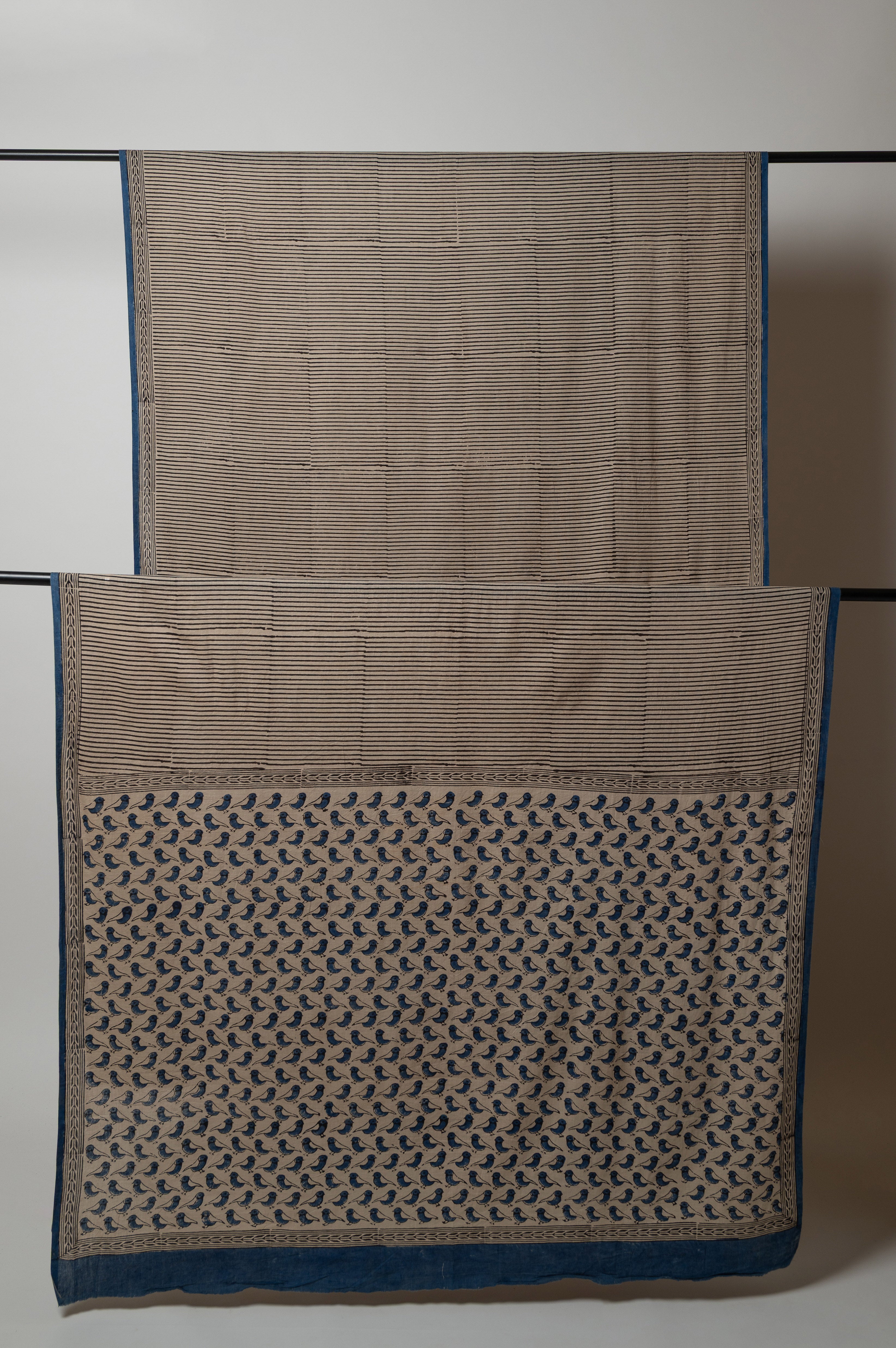 Neel Pakhi Mul Cotton Sari