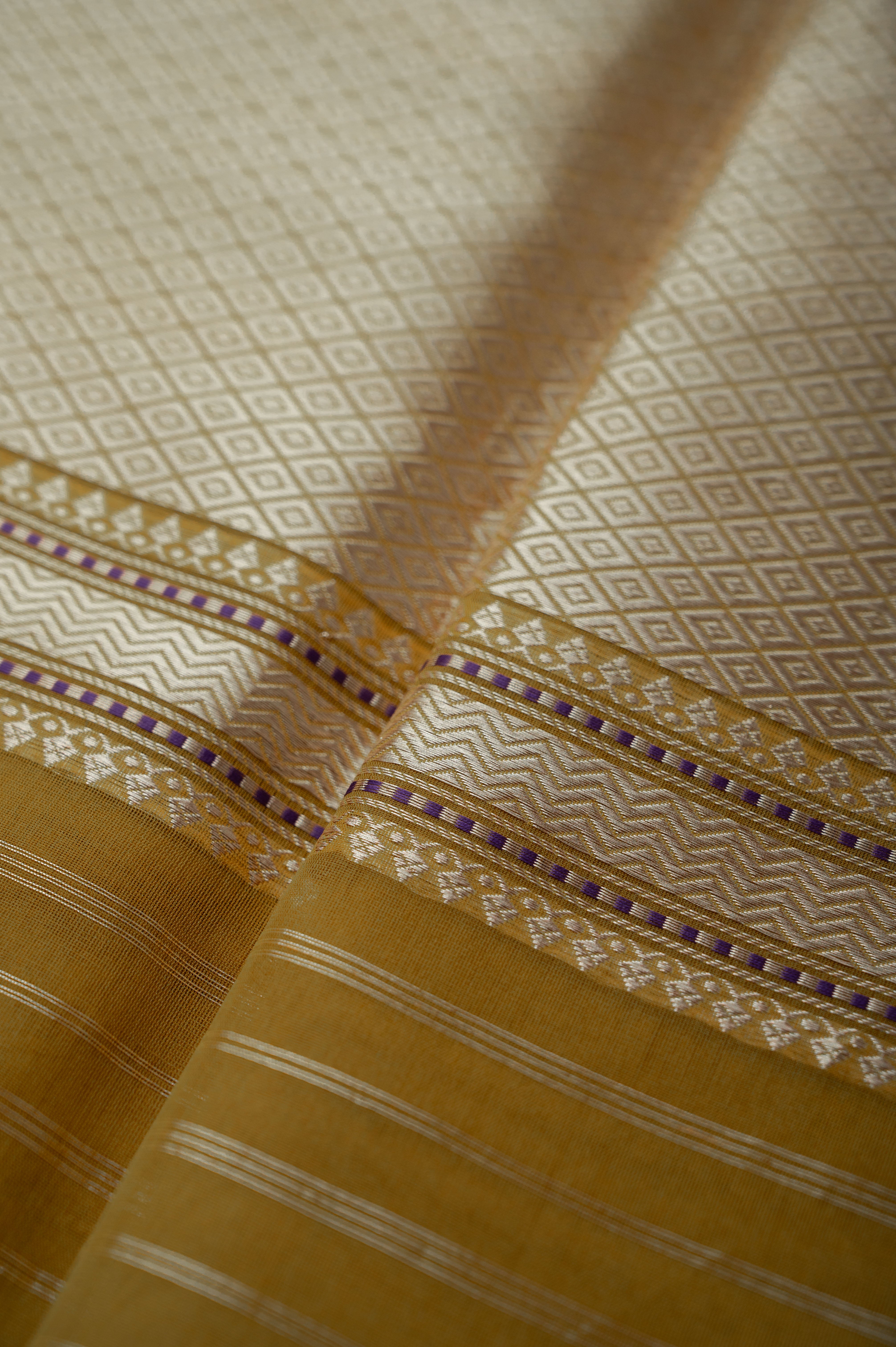 Zaitun Organza Silk Sari