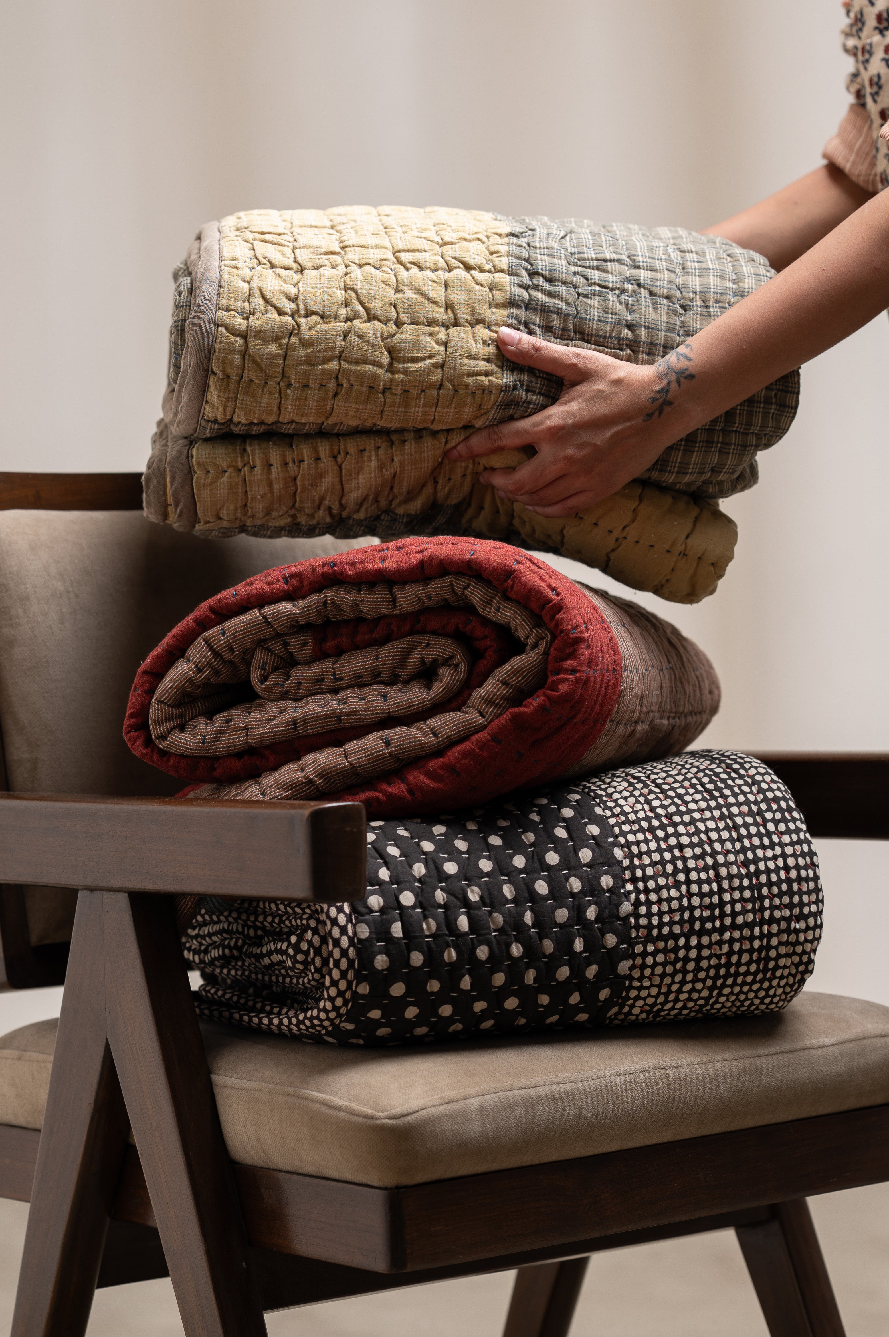 Bindu Kantha Quilt