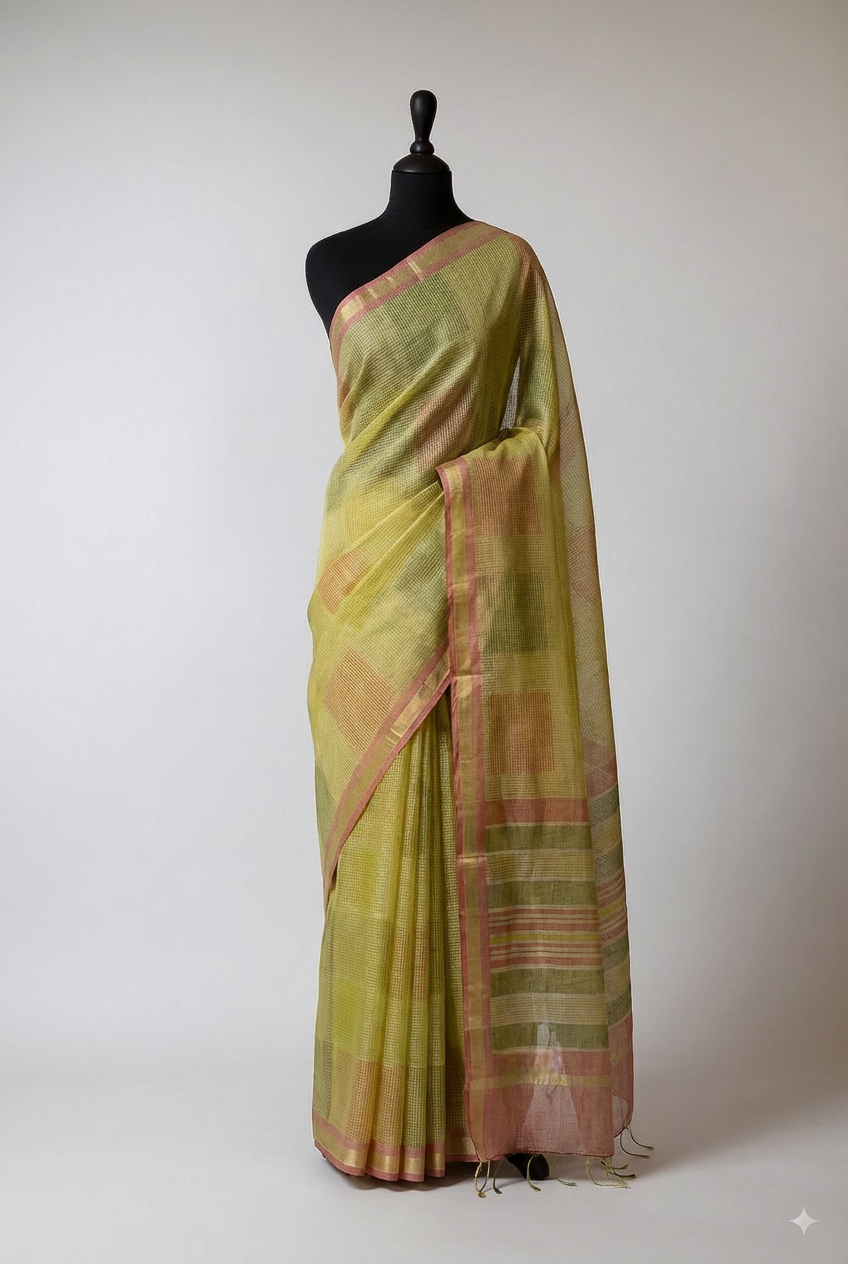 Jaali Kota Silk Sari