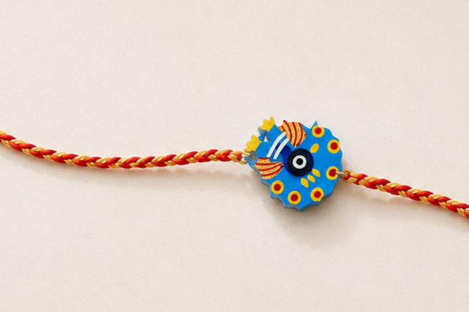 Mor Rakhi blue