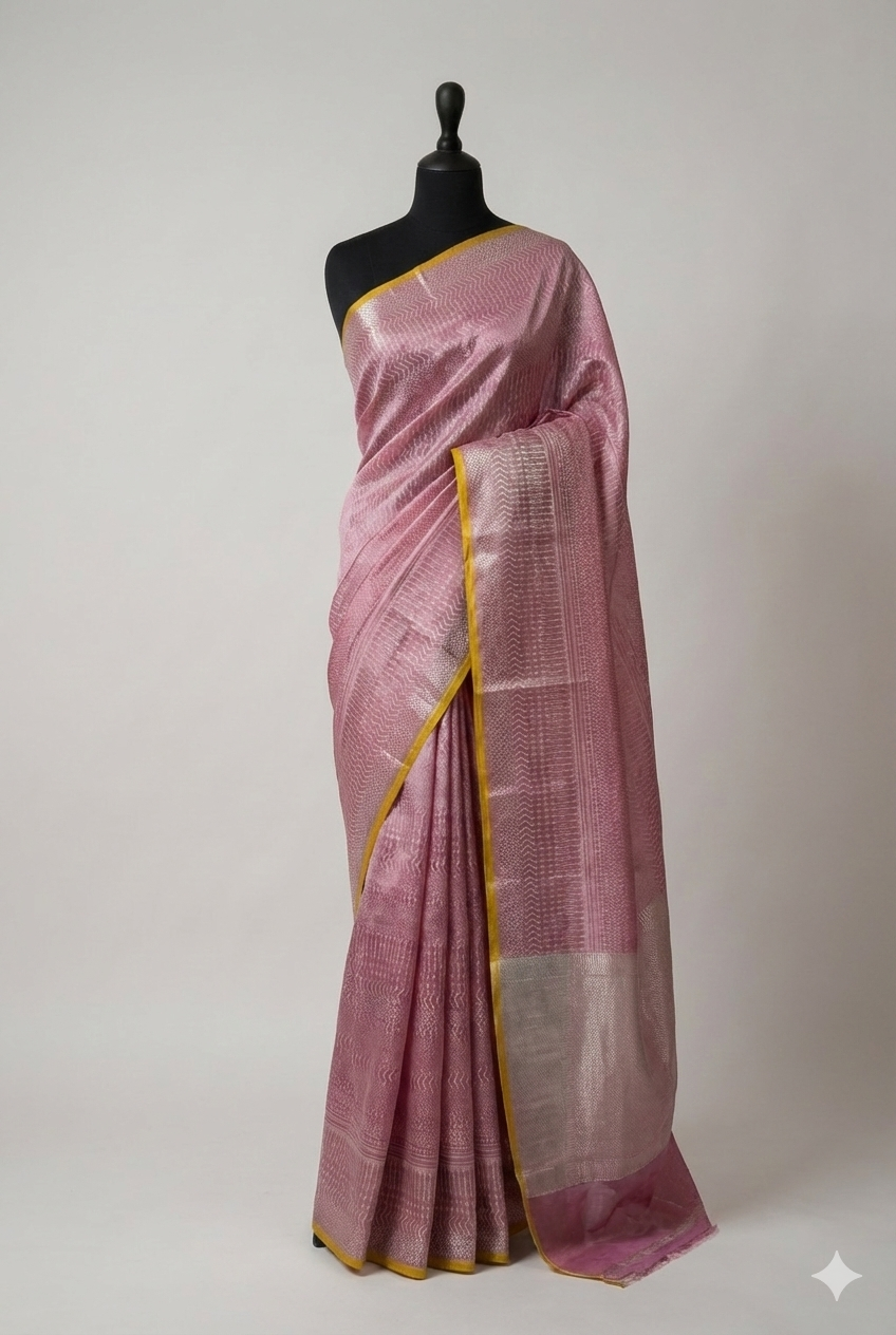 Aruna Iktaara Katan Silk Sari