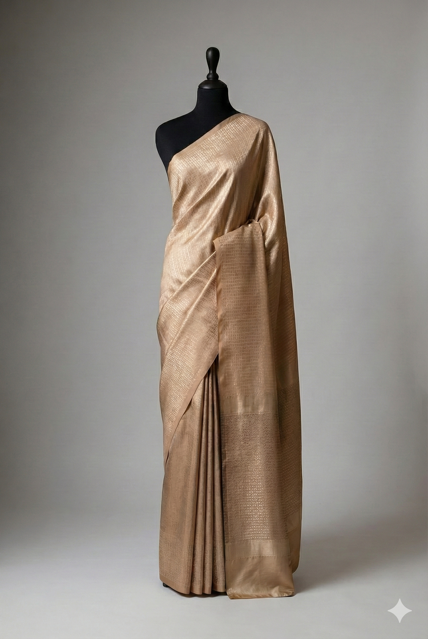 Swetambari Zari Katan Silk Sari