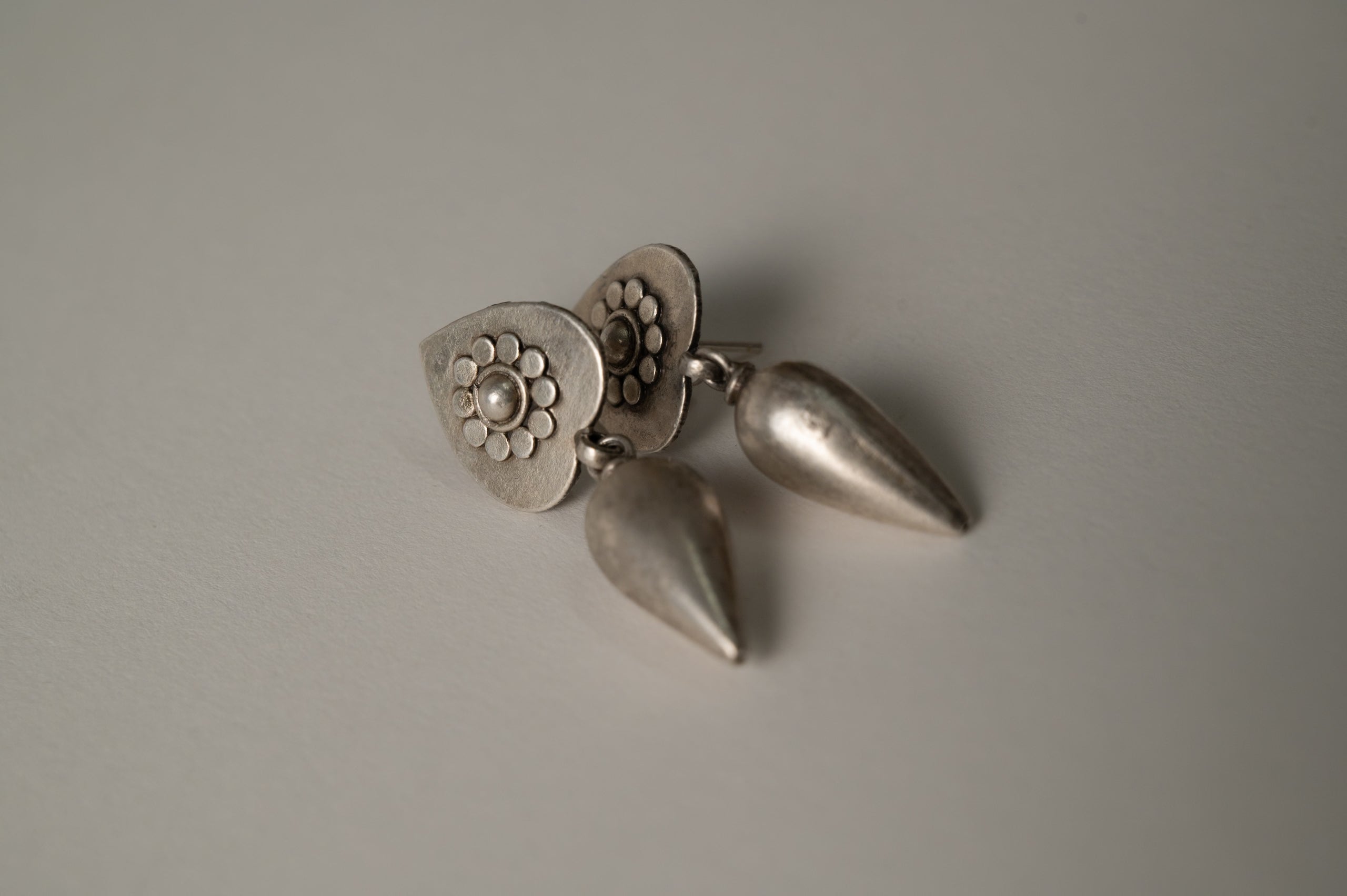 Aarzoo Drop Silver Earrings