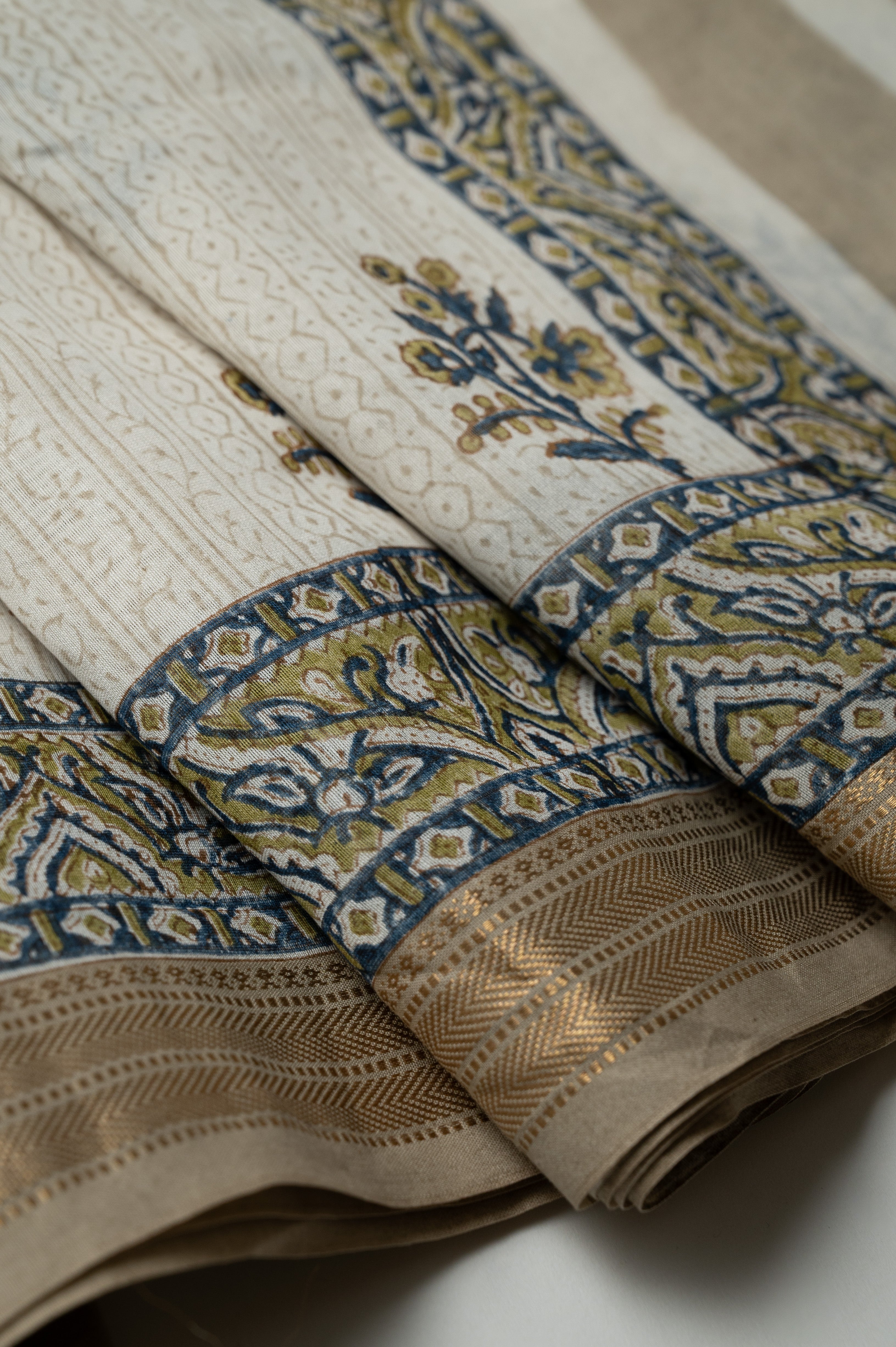 Kathai Cotton Silk Sari