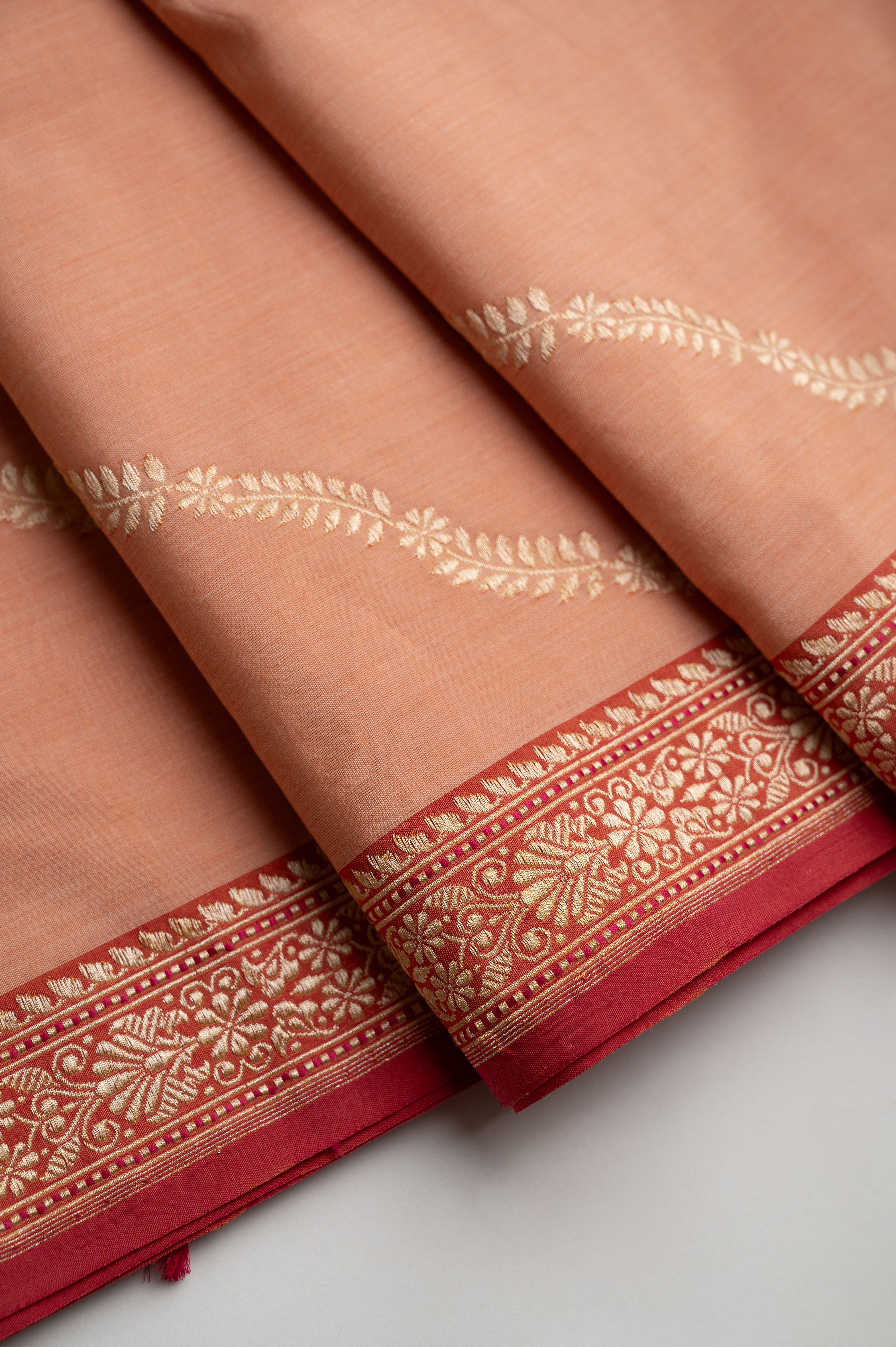 Palash Cotton Zari Sari