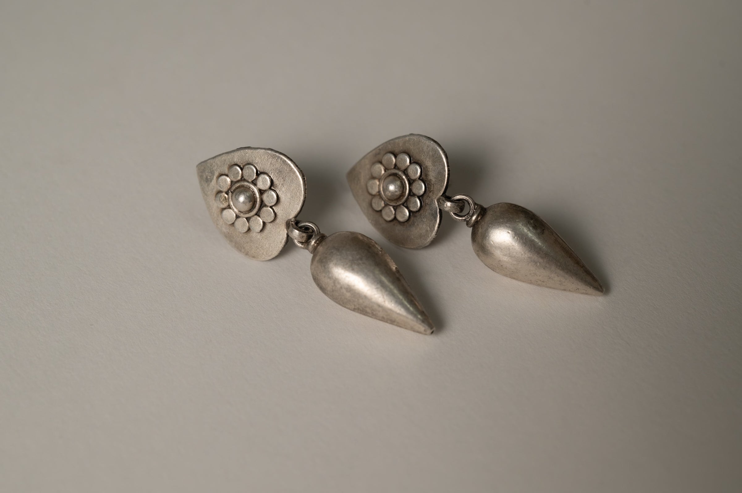 Aarzoo Drop Silver Earrings