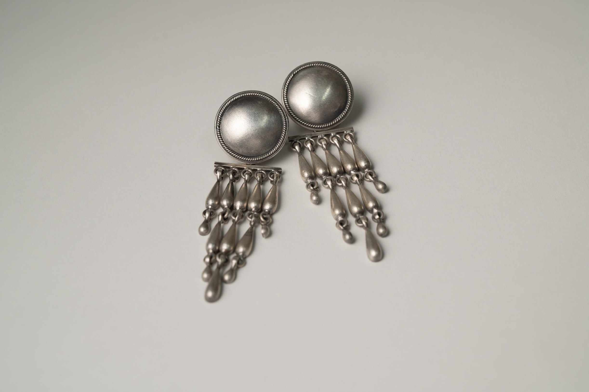 Jharana Silver Earrings