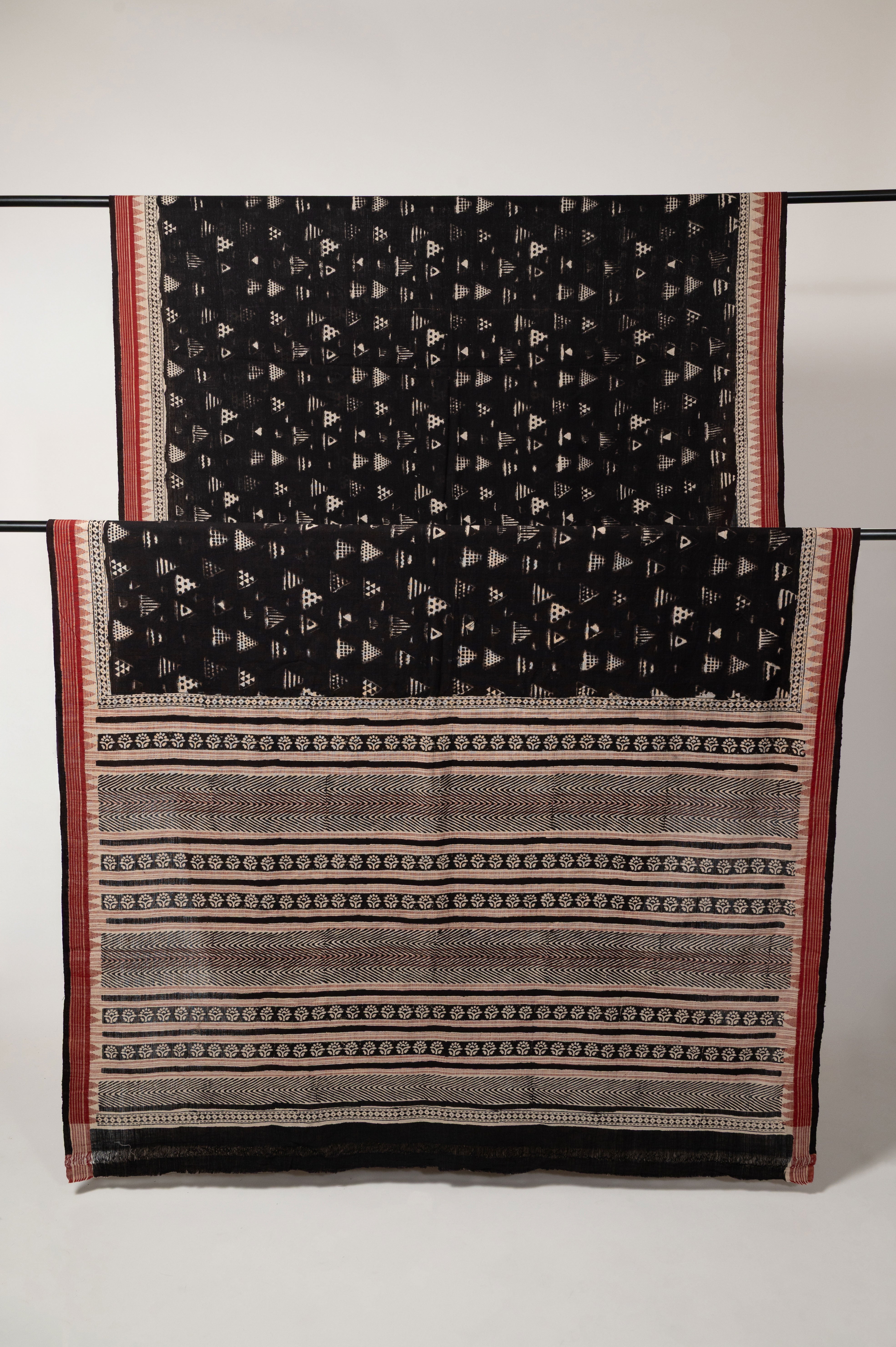 Koyal Handspun Coarse Cotton Sari