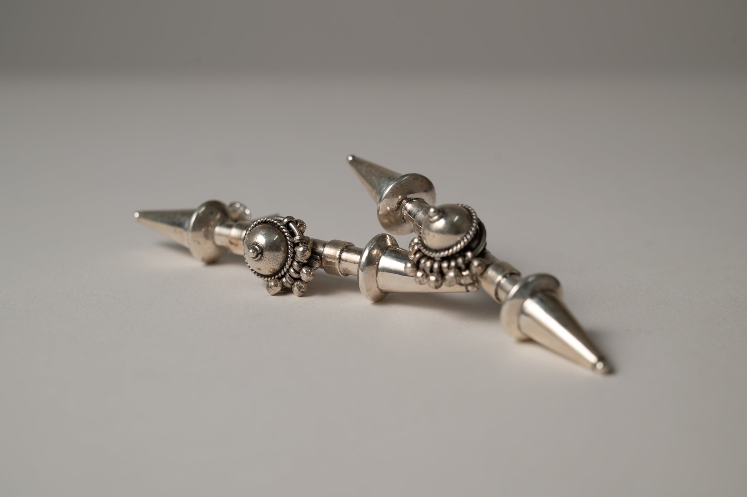 Vajra Silver Earrings