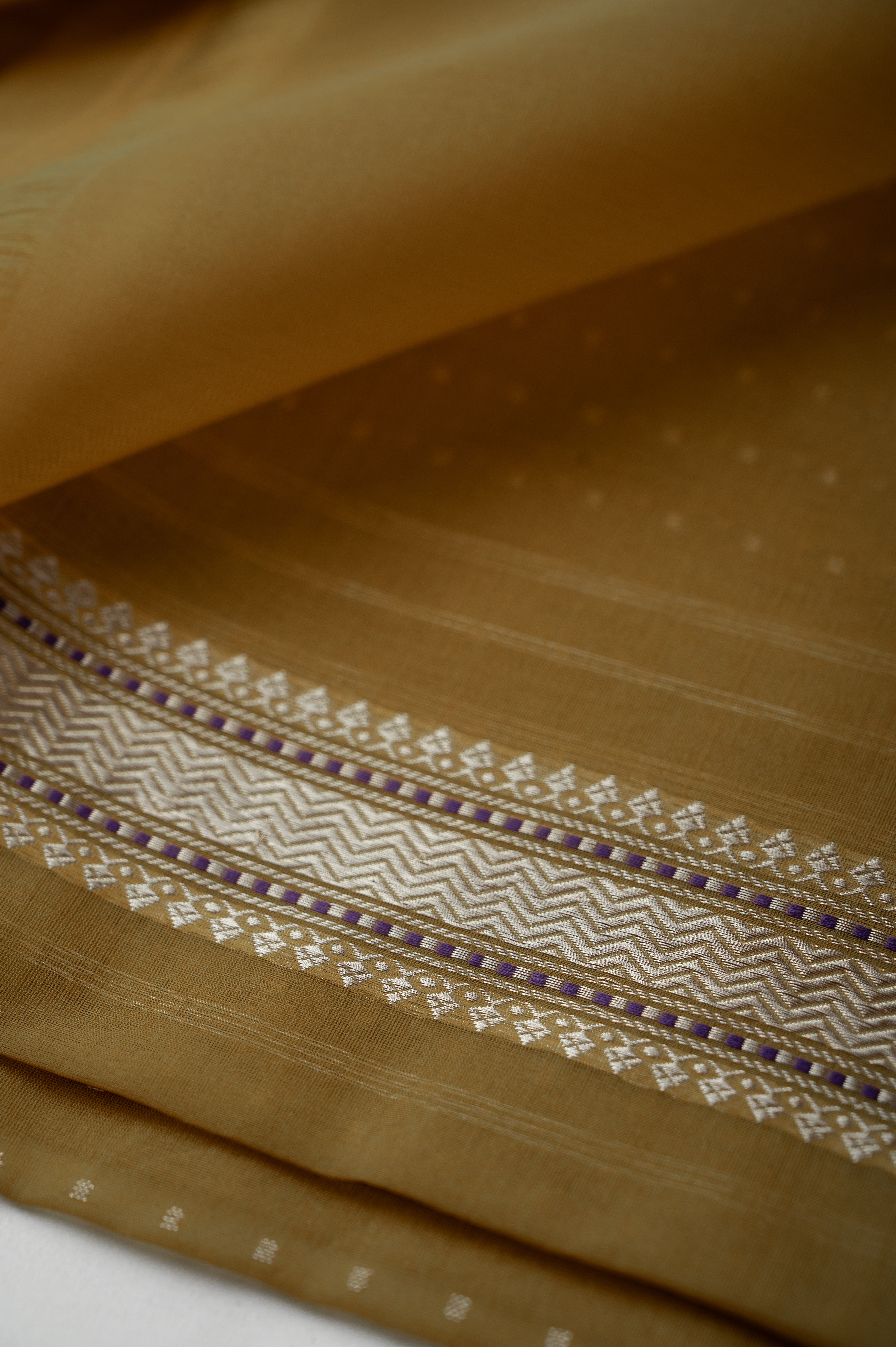 Zaitun Organza Silk Sari