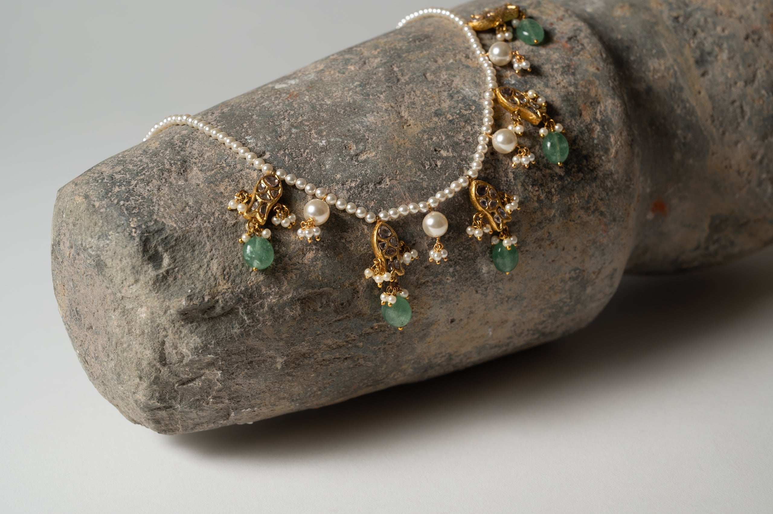Neeraja Heritage Diamond Polki Set