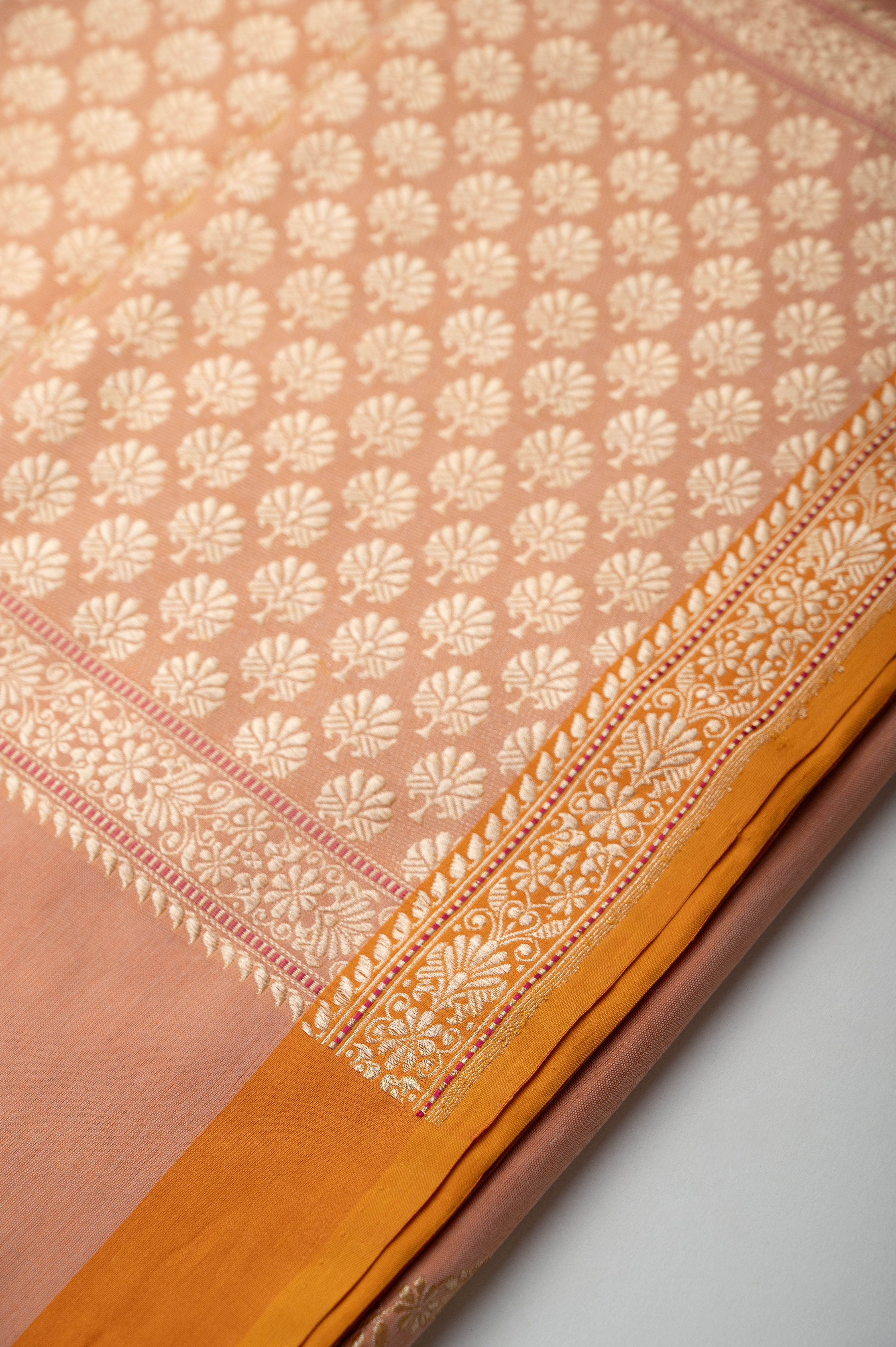 Palash Cotton Zari Sari