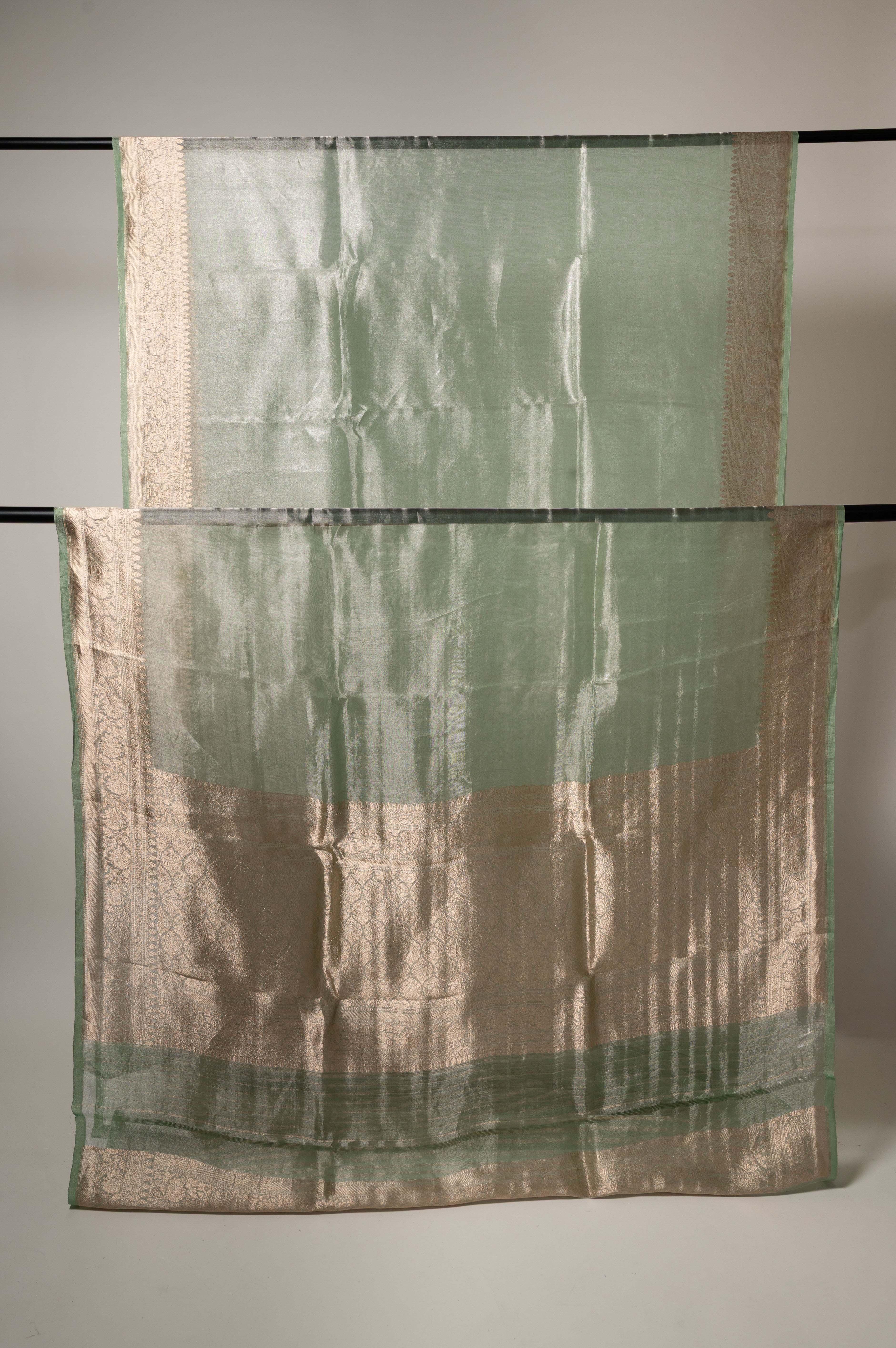 Tulsi Kadwa Tissue Silk Sari