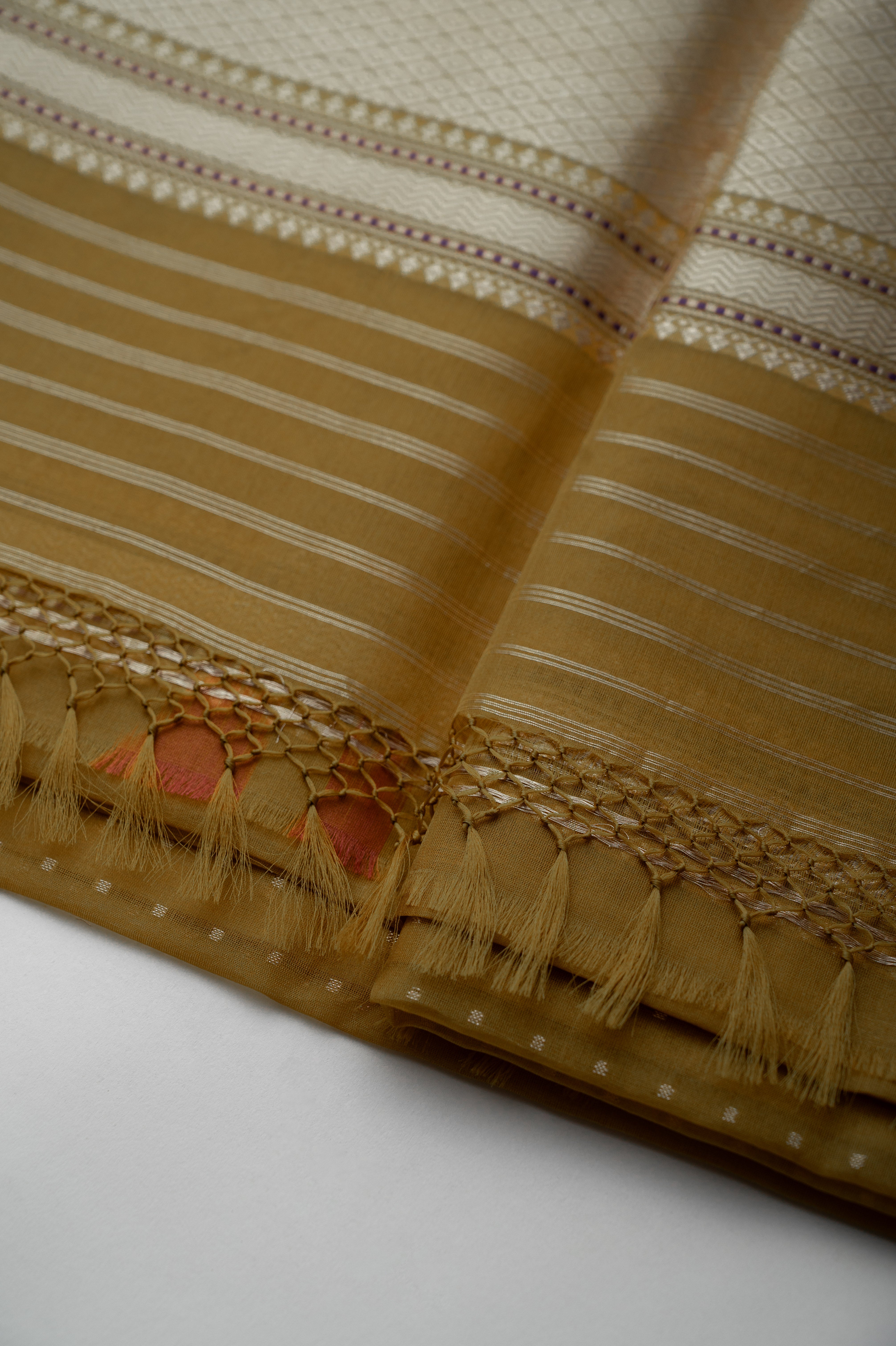 Zaitun Organza Silk Sari