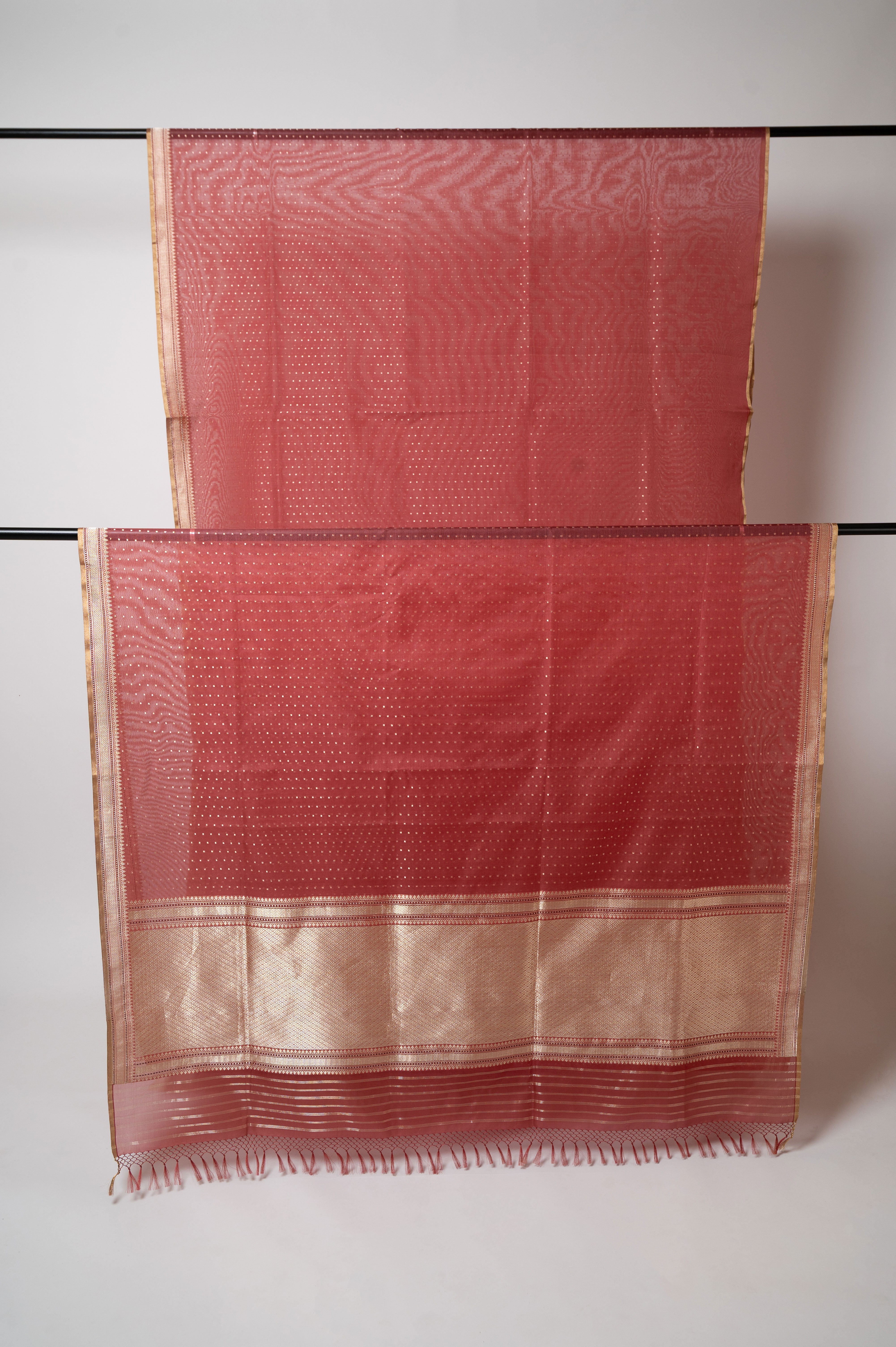 Kachnar Organza Silk Sari