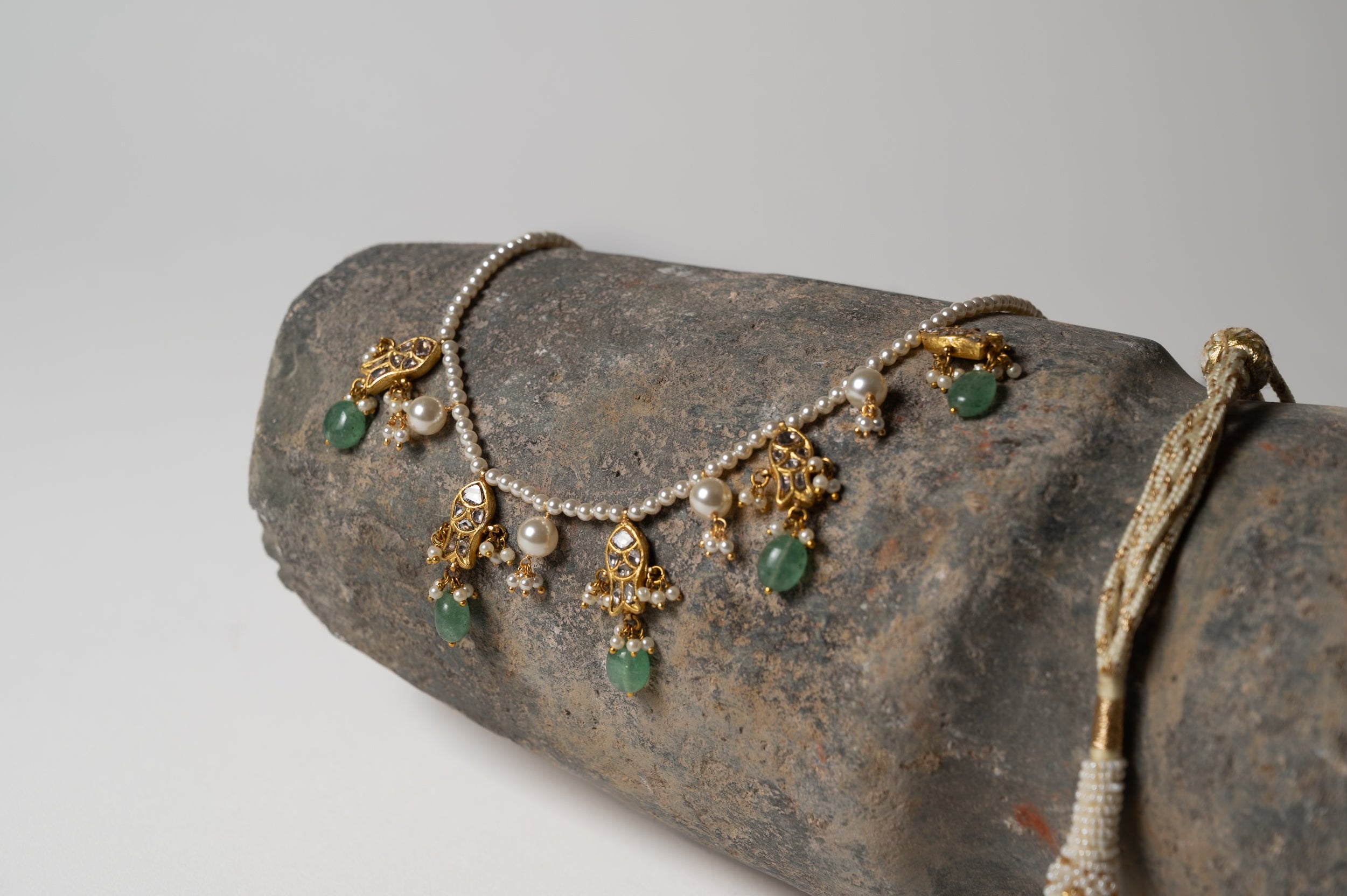 Neeraja Heritage Diamond Polki Set