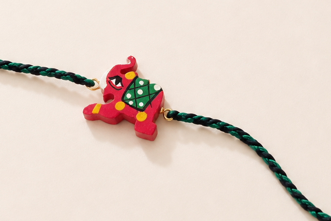 Gaj Rakhi Red